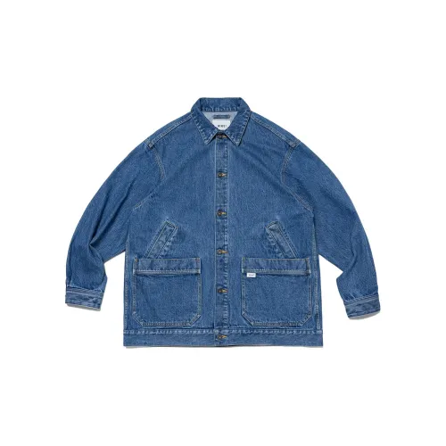 WTAPS Denim Jackets Men Indigo