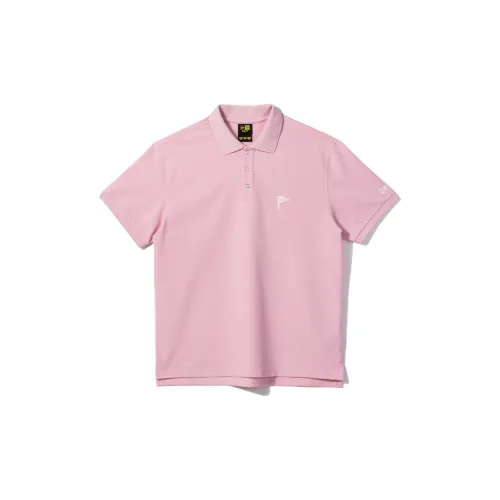 New Era Polo Shirts Men Pink