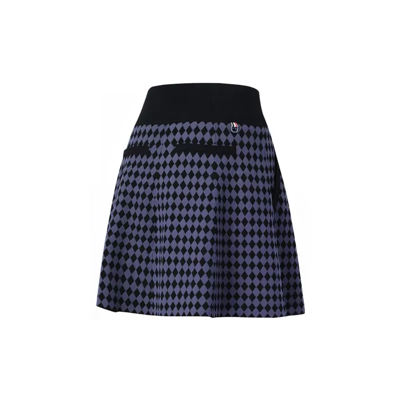FILA Golf Series Casual Short Skirts Women's Pitch Black-1