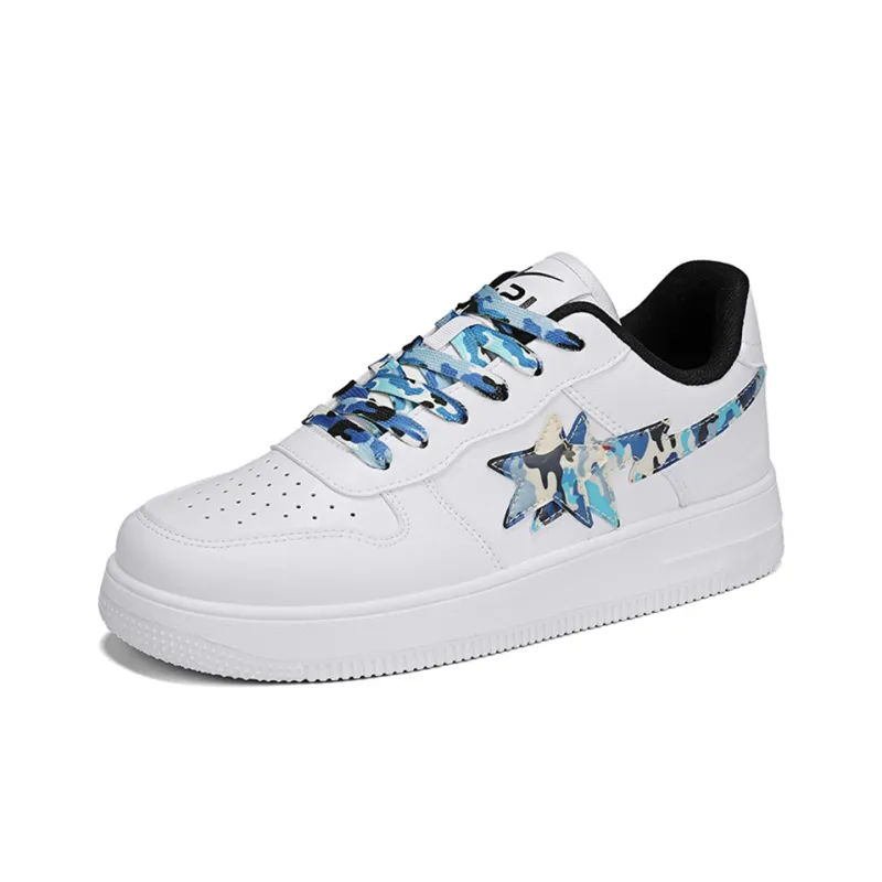 DOUBLE STAR 88 Slip Resistant, Abrasion Resistant, Lightweight, Height Increasing Low Top Skateboard Shoes Unisex-1