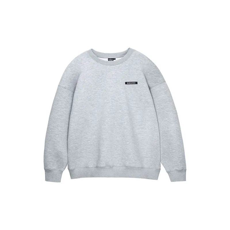 Muscle Dog Crewneck Sweatshirt Men's-4