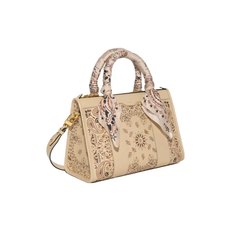 AMIRI Cotton And Polyurethane Tote Bag Shopping Bag Shoulder Bag Crossbody Bag Handbag Mini Women's Light Khaki-1
