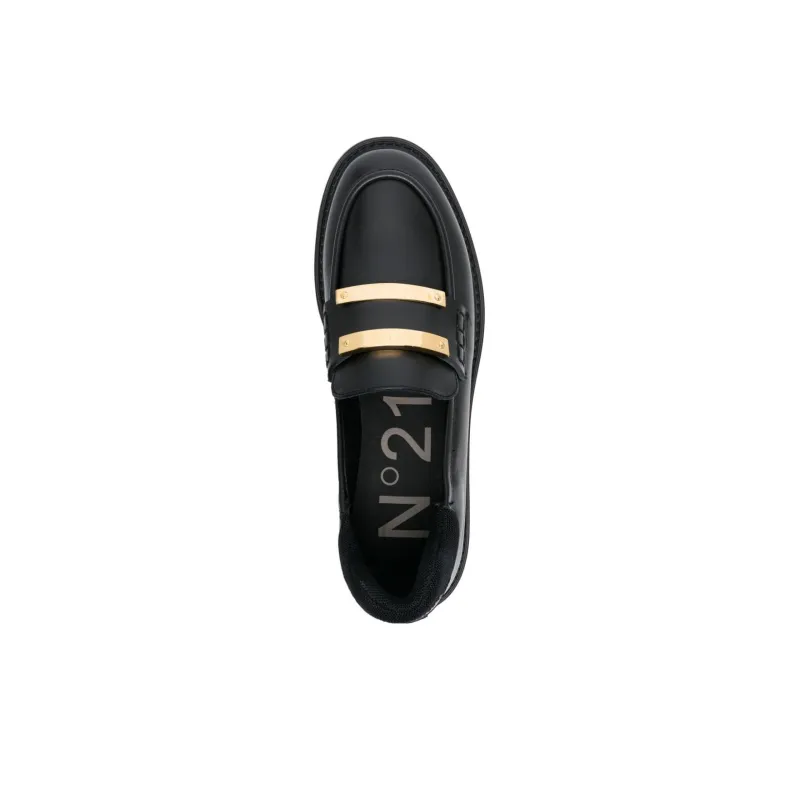 Nº21 45mm Logo-plaque Chunky-sole Loafers-4