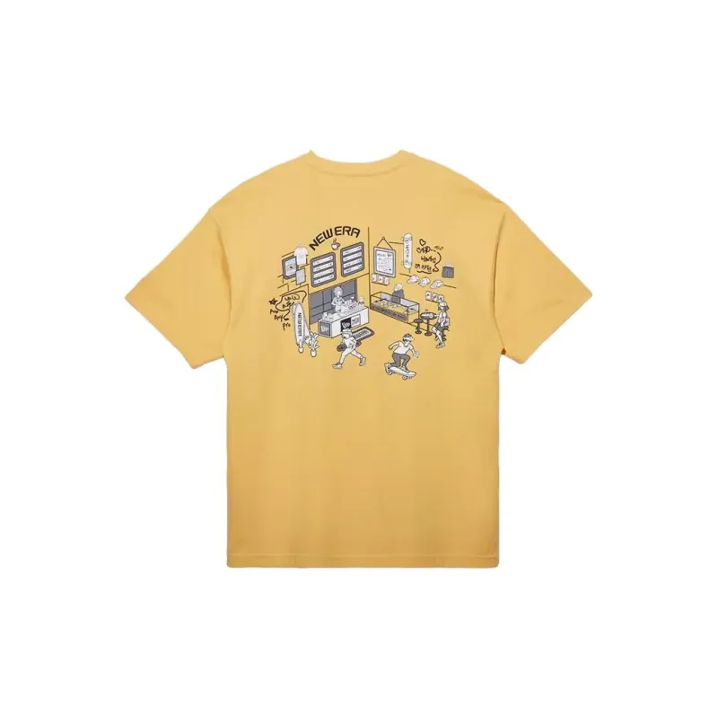 New Era T Shirts Unisex Yellow-1