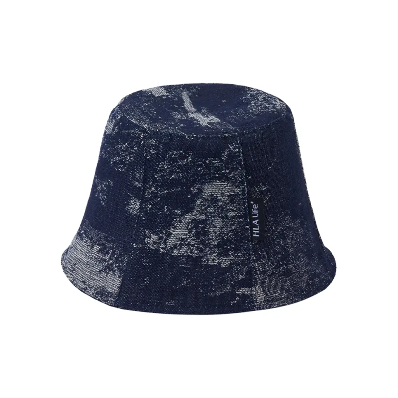 HLA Cotton, Regenerated Cellulose Fiber, Polyester Bucket Hats Unisex Blue-0