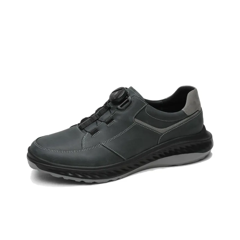CROWN Abrasion Resistant Low Top Casual Shoes Men's Dark Gray-2