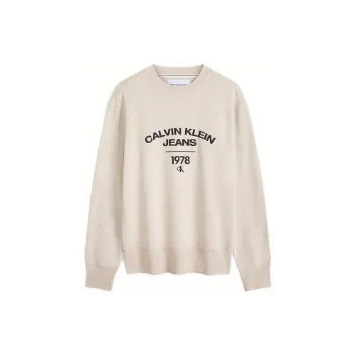 Calvin Klein Sweatshirts Men ACF- Ivory