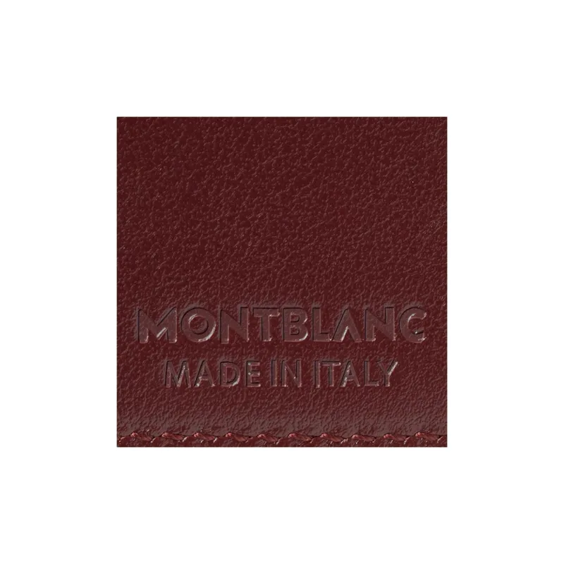 MONTBLANC Meisterstuck Cow Leather Wallet Regular Men's Burgundy-4