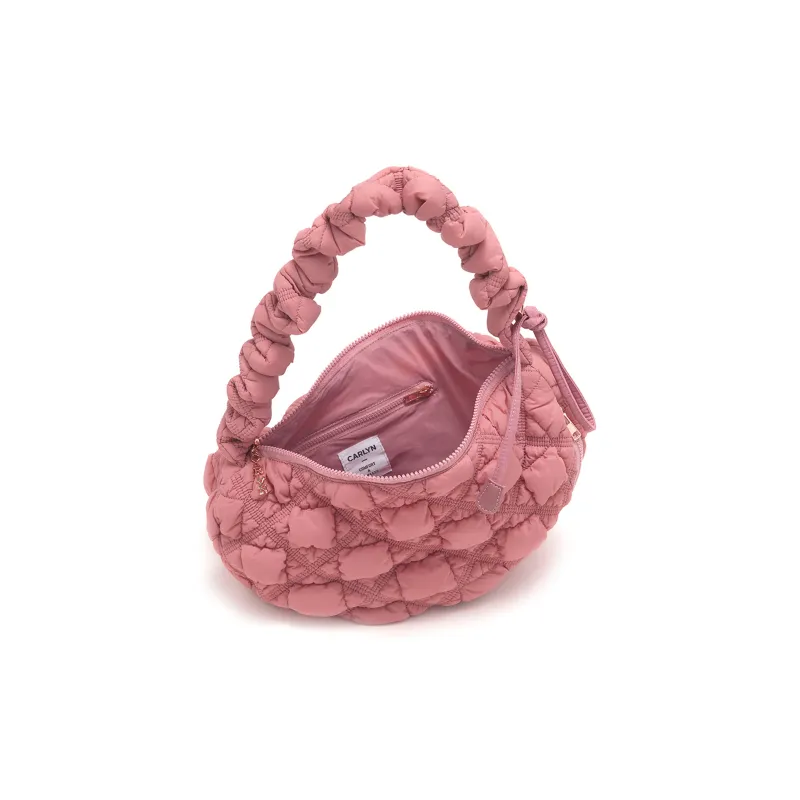 CARLYN Nylon Portable Crossbody Bag, Shoulder Bag Women's Rose Pink-4