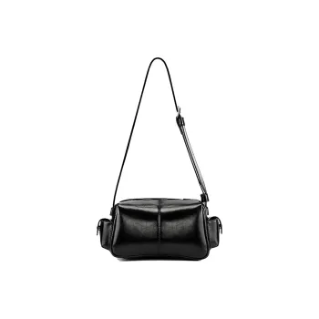 Slazenger PU Boston Bag, Crossbody Bag, Shoulder Bag Unisex Black