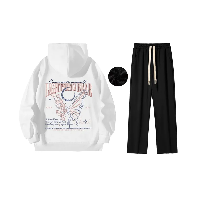 LIGHTNING BEAR Sweatshirt Sets Unisex-3