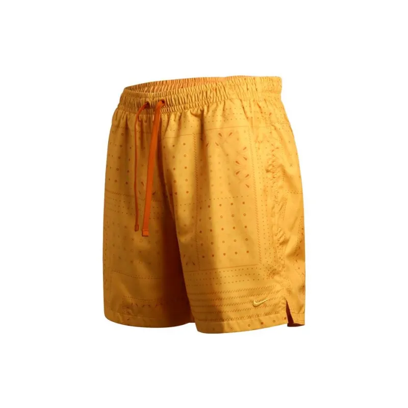 Nike Casual Shorts Men Mustard Yellow-2