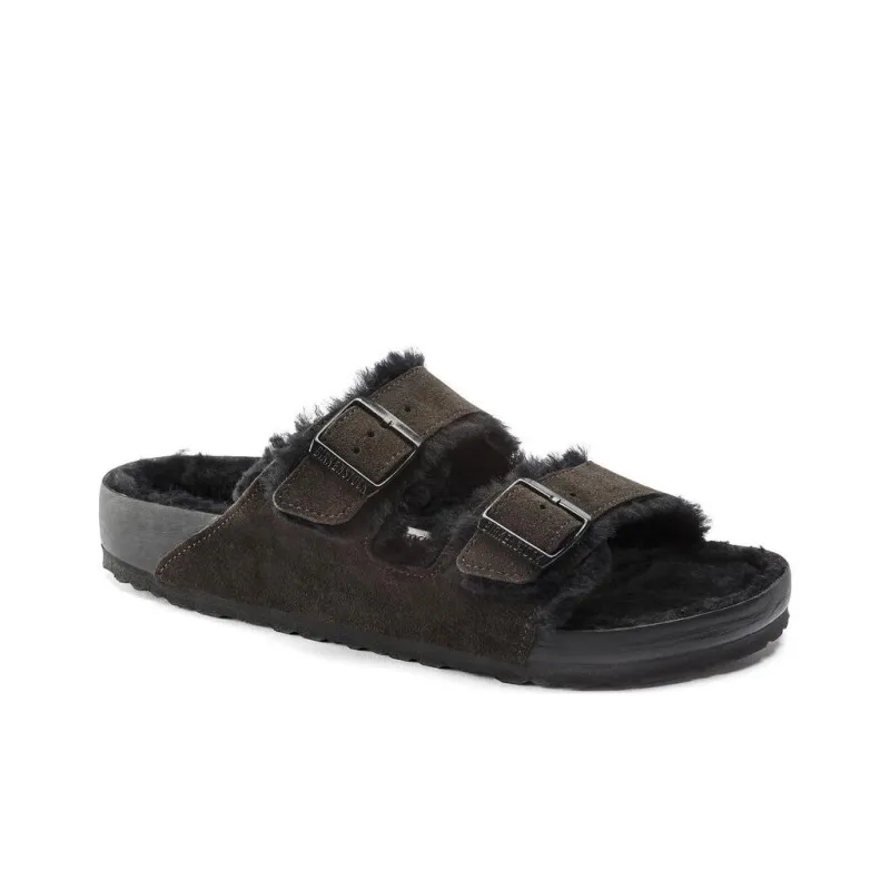 Birkenstock Slide Slippers Unisex Mocha Regular-1