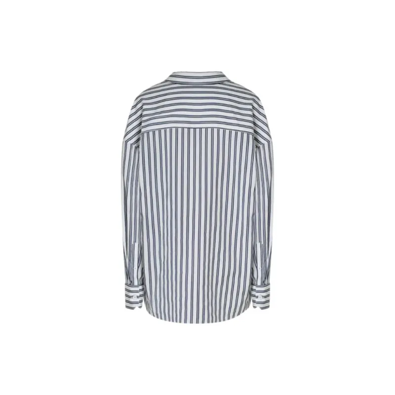 Little pull Shirts Women's Blue With White Lettering-1