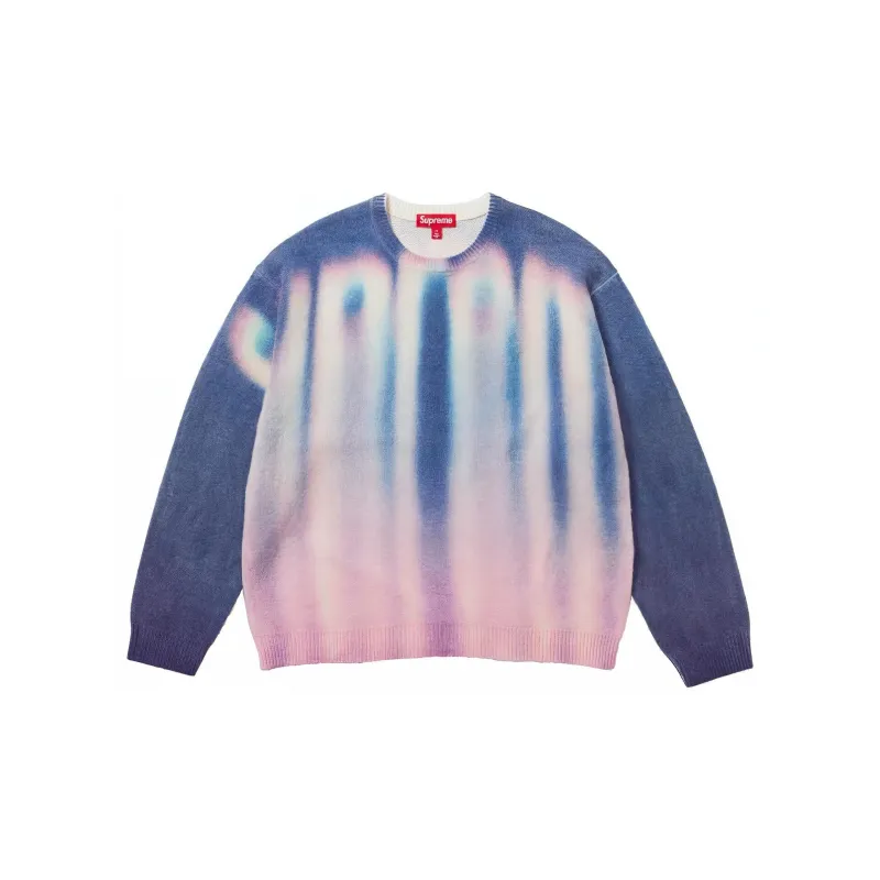 Supreme Blurred Logo Sweater - POIZON