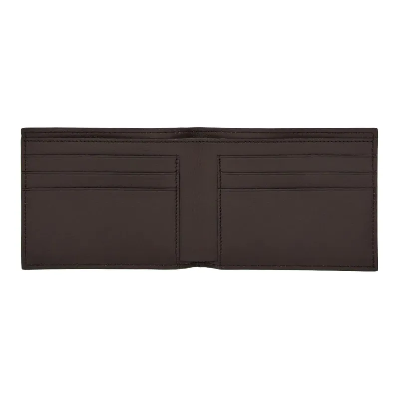 FERRAGAMO Palm Calfskin Wallet Regular Men's Black-3