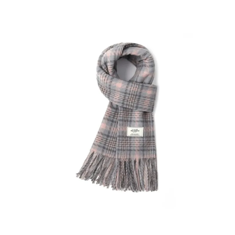 FREE RABBITⅡ Faux Cashmere Knit Scarves Unisex-8