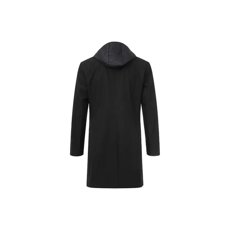 HUGO BOSS FW23 Trench Coat Men's Black-2