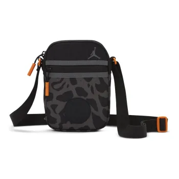 Jordan Polyester Shoulder Bag Crossbody Bag Regular Unisex Black & Gray