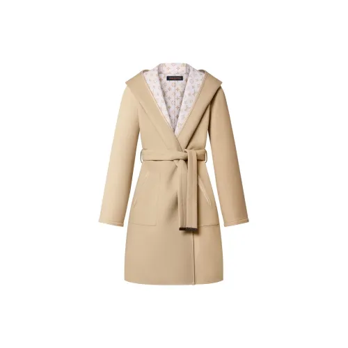 LOUIS VUITTON Coats Women's Beige