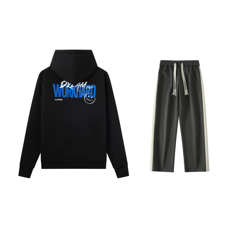 ALORGEEK Sweatshirt Sets Unisex-4