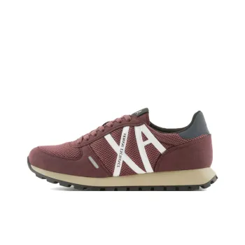 ARMANI EXCHANGEAE Low Top Casual Shoes Men's Burgundy
