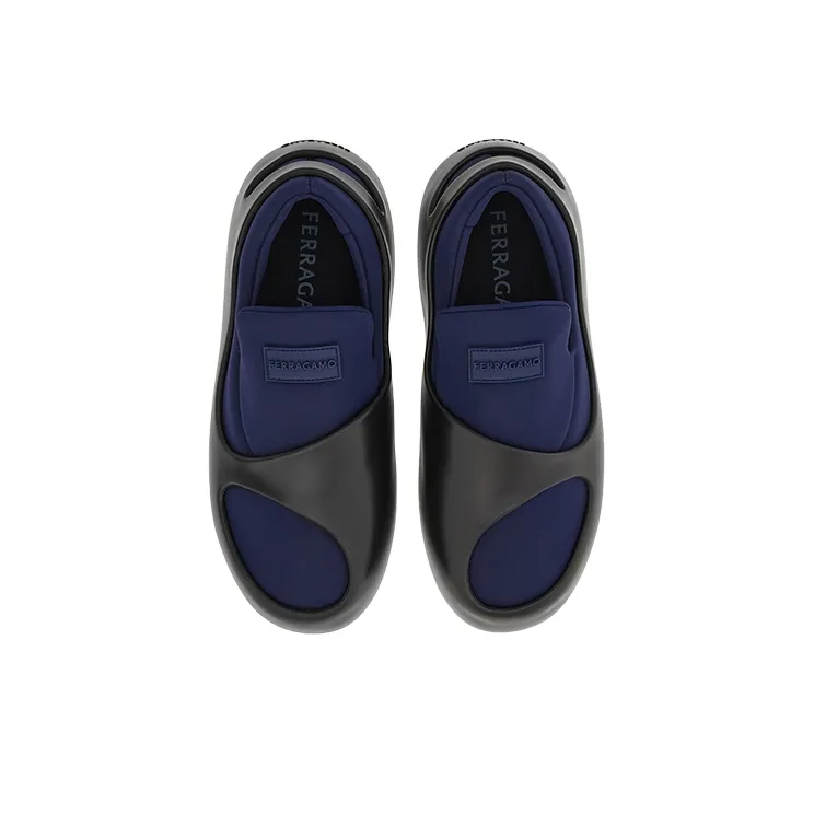 FERRAGAMO Hybrid Logo-patch Panelled Sneakers-3