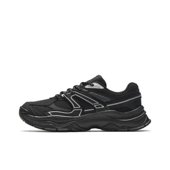 Anta Scorching OG 1 Cushioning Wear Resistant Low Top Chunky Sneakers Women's Black Gray Silver