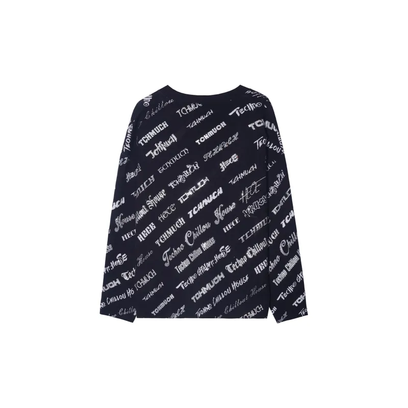 TCH Knitwear Unisex Black With Silver Logo-1