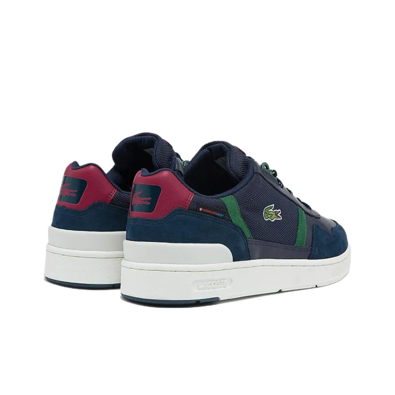 LACOSTE T clip Low Top Skateboard Shoes Men's Blue-3