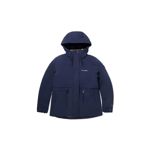 Columbia Windbreaker Jackets Women's Blue