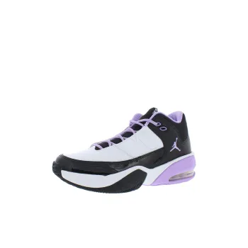 Jordan Max Aura 3 Cushioning, Wear Resistant Low Top Vintage Basketball Shoes GS Purple