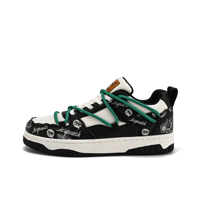 MIIOW Trend Party Series Coverage Anti-Slip And Wear-Resistant Low-Top Skateboard Shoes Unisex-8