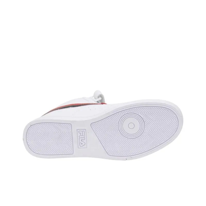 FILA Slip-Resistant Cushioning High-Top Skateboard Shoes Men's White-6