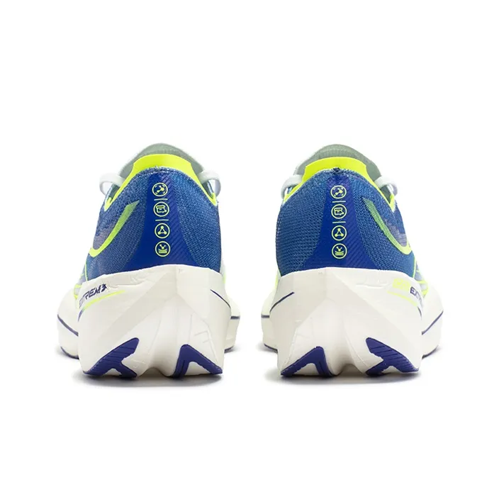 361° Flying Future Lightweight Rebound Low Top Running Shoes Men's White Blue-3