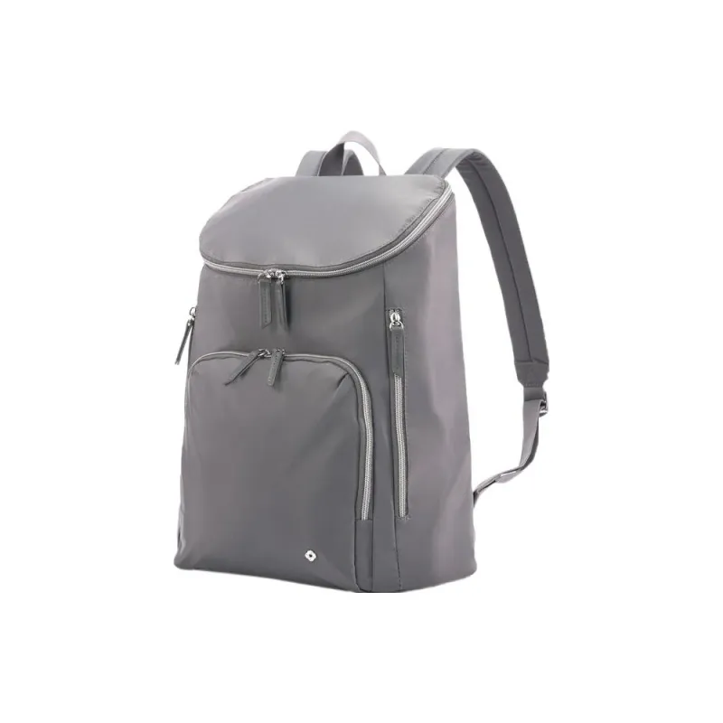 SAMSONITE Nylon Backpack Large Size Unisex Silver-1