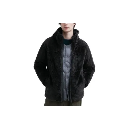 UNIQLO Velvet Jackets Men Black