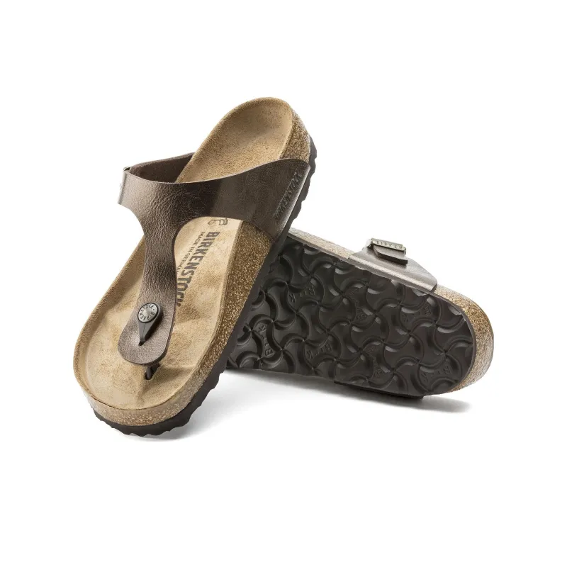 Birkenstock Gizeh EVA Slip-Resistant Flip Flops Women's Brown-4