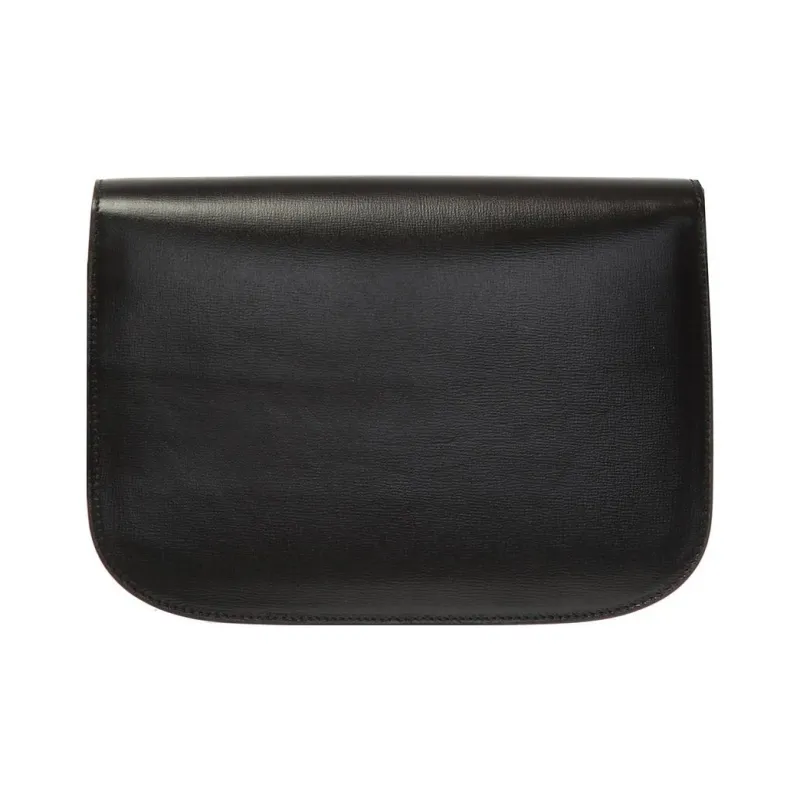 GUCCI Horsebit 1955 Leather Saddle Bag Crossbody Shoulder Bag Women's Black-2