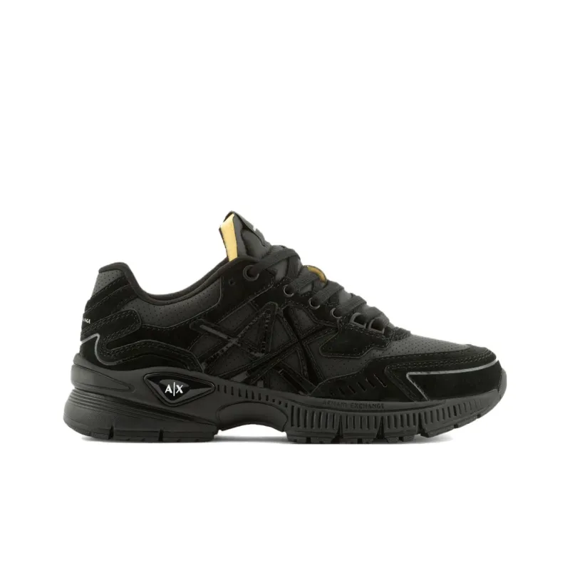 ARMANI EXCHANGE Low Top Casual Shoes Men's Black-1