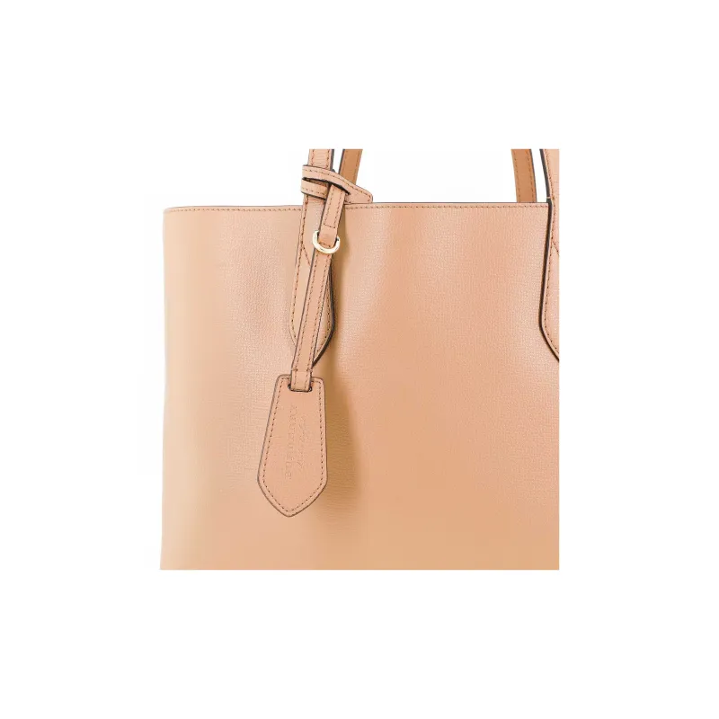 Burberry Coated Canvas With Leather Tote Bag, Shopping Bag, Handbag, Shoulder Bag Women's Yellow-9