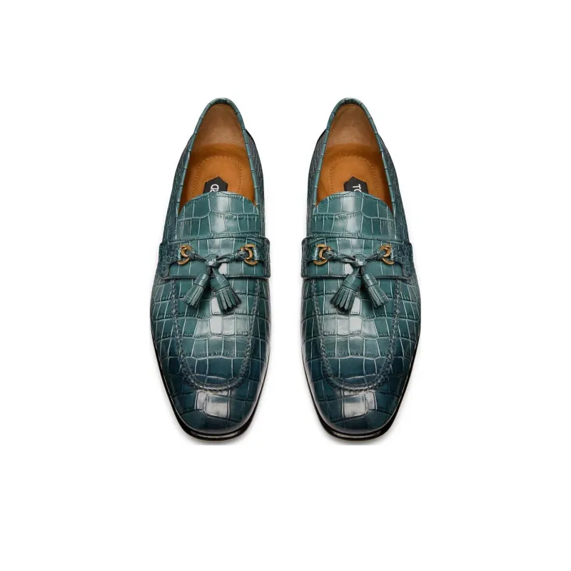 TOM FORD Loafers 1.5cm Men's Cyan-3