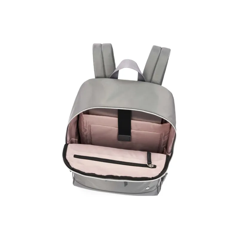 SAMSONITE Nylon Backpack Unisex Silver-4