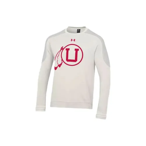 Under Armour Icon Sweatshirts Men Beige - Red