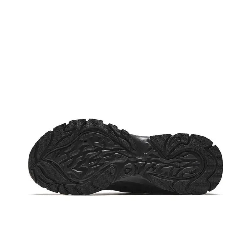 Anta Scorching OG 1 Cushioning Wear Resistant Low Top Chunky Sneakers Women's Black Gray Silver-4