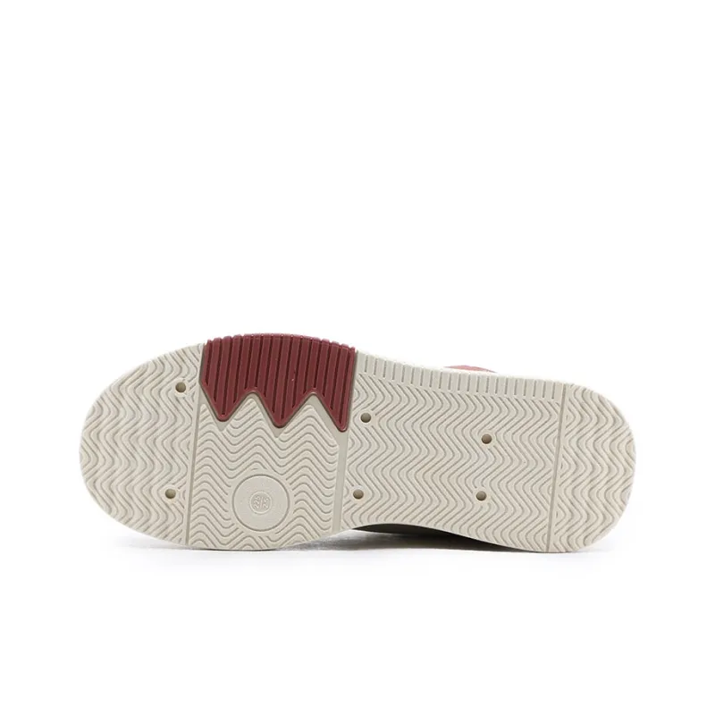 Warrior Wear resistant And Lightweight High Top Skateboard Shoes Women's Beige Pink-4