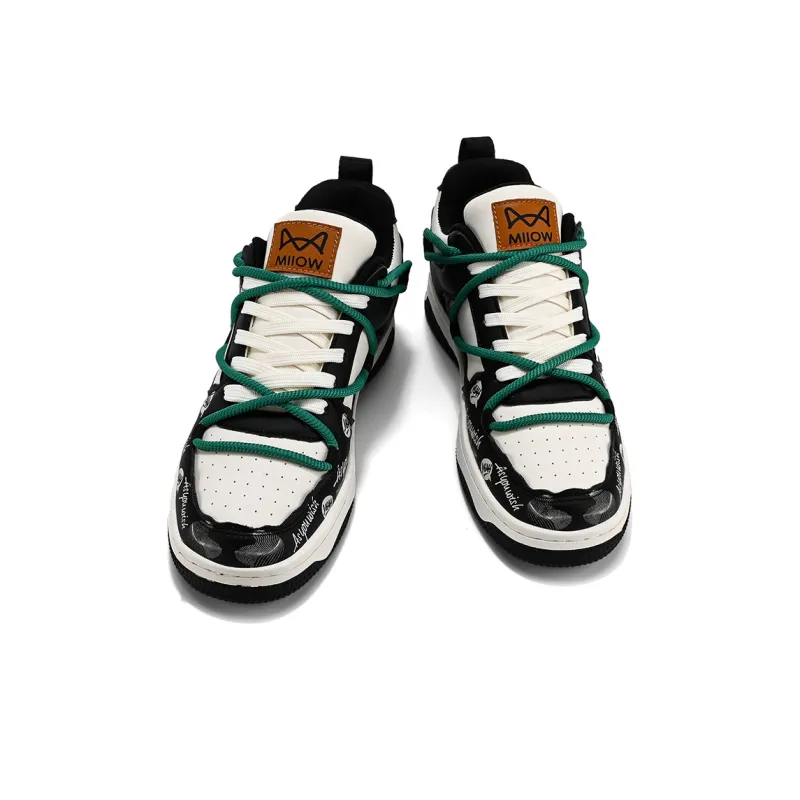 MIIOW Trend Party Series Coverage Anti-Slip And Wear-Resistant Low-Top Skateboard Shoes Unisex-11