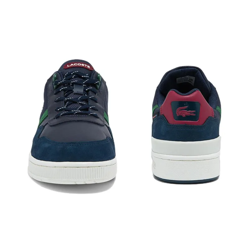 LACOSTE T clip Low Top Skateboard Shoes Men's Blue-4