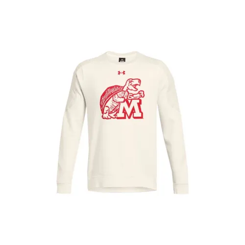 Under Armour Collegiate Sweatshirts Men Off White