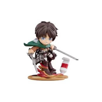 BUSHIROAD PalVerse Palé Attack On Titan, Eren Yeager & Levi Ackerman Chibi Figures 11cm